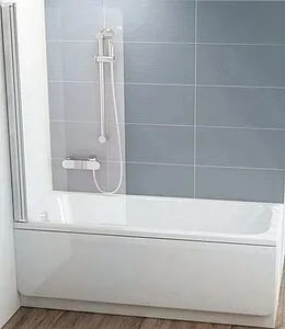 Шторка на ванну 800мм прозрачное стекло Ravak Chrome CVS1 80 L 7QL40C00Z1 Шторка на ванну 800мм прозрачное стекло Ravak Chrome CVS1 80 L 7QL40C00Z1, 1