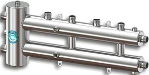 Распределительный коллектор 3 контура с гидрострелкой 1¼"н x 1"н Север-R-М2+1(Aisi) 1955026 Распределительный коллектор 3 контура с гидрострелкой 1¼"н x 1"н Север-R-М2+1(Aisi) 1955026, 1