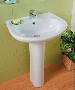 Раковина Santek Бриз 55 белый 1WH110460 Раковина Santek Бриз 55 белый 1WH110460, 4