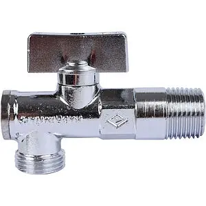 Кран шаровый угловой с фильтром ½"н x ⅜"н x 10ц Bugatti Minnesota 08750001 Кран шаровый угловой с фильтром ½"н x ⅜"н x 10ц Bugatti Minnesota 08750001, 3