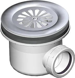 Сифон для душевого поддона AlcaPlast хром A48 Сифон для душевого поддона AlcaPlast хром A48, 2