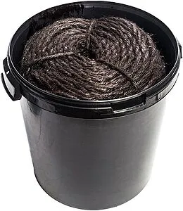 Канат смоляной (каболка) 10-12 мм ведро 12,5л (10кг) Канат смоляной (каболка) 10-12 мм ведро 12,5л (10кг), 2