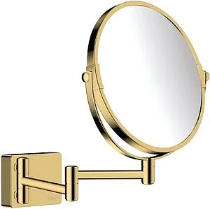 Косметическое зеркало Hansgrohe AddStoris полированное золото 41791990 Косметическое зеркало Hansgrohe AddStoris полированное золото 41791990, 1