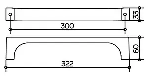 Поручень Keuco Edition 11 хром 11107010000 Поручень Keuco Edition 11 хром 11107010000, 3