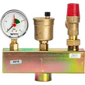 Группа безопасности котла до 50 кВт 1" 3 бар WATTS KSG 30/ISO2 10005227 Группа безопасности котла до 50 кВт 1" 3 бар WATTS KSG 30/ISO2 10005227, 5