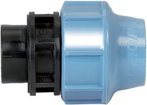 Муфта компрессионная переходная 32мм x 1"в Unidelta 1004032004 Муфта компрессионная переходная 32мм x 1"в Unidelta 1004032004, 1