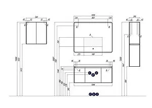 Тумба-умывальник подвесная Aquaton Шерилл 105 белый 1A2063K1SH010 Тумба-умывальник подвесная Aquaton Шерилл 105 белый 1A2063K1SH010, 2