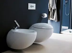 Биде подвесное Laufen Alessi One c покрытием LCC белый 8.3097.1.400.304.1 Биде подвесное Laufen Alessi One c покрытием LCC белый 8.3097.1.400.304.1, 4