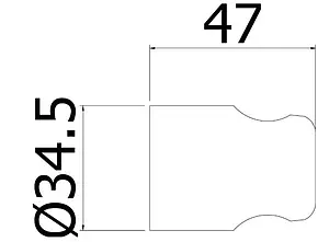 Держатель ручного душа Paffoni хром ZSUP010CR Держатель ручного душа Paffoni хром ZSUP010CR, 2