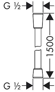 Шланг для душа Lemark Turn-Free 150см хром LE8046P Шланг для душа Lemark Turn-Free 150см хром LE8046P, 2