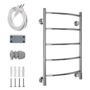 Полотенцесушитель электрический лесенка Energy H-G6 800х500 полированная сталь Полотенцесушитель электрический лесенка Energy H-G6 800х500 полированная сталь, 2