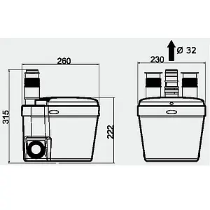 Канализационная насосная установка SFA Saniswift Канализационная насосная установка SFA Saniswift, 2
