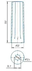 Втулка защитная 16мм красная Valtec VT.VZT.16.R0 Втулка защитная 16мм красная Valtec VT.VZT.16.R0, 2