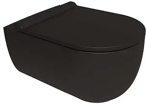 Унитаз подвесной безободковый с функцией биде Bien Vokha черный матовый MDKA052N1VP1B7000 Унитаз подвесной безободковый с функцией биде Bien Vokha черный матовый MDKA052N1VP1B7000, 1