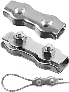 Зажим для троса из нержавеющей стали 2мм ACR SS304 DOUBLE Зажим для троса из нержавеющей стали 2мм ACR SS304 DOUBLE, 4