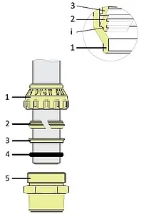 Муфта компрессионная переходная 20мм x ½"н Tiemme 3400006 Муфта компрессионная переходная 20мм x ½"н Tiemme 3400006, 4