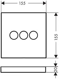 Вентиль переключающий на 3 потребителя Hansgrohe ShowerSelect белый матовый 15764700 Вентиль переключающий на 3 потребителя Hansgrohe ShowerSelect белый матовый 15764700, 2