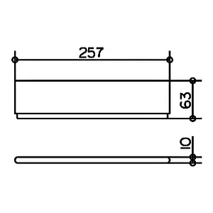 Полка Keuco Edition 400 хром/белый 11559170000 Полка Keuco Edition 400 хром/белый 11559170000, 5