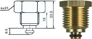 Термоманометр радиальный TIM 80мм 16 бар 120°С ½" Y-80-16 Термоманометр радиальный TIM 80мм 16 бар 120°С ½" Y-80-16, 3