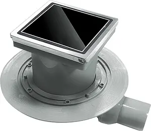 Трап горизонтальный Set Pestan Confluo Standart Black Glass 1 150x150мм 13000089 Трап горизонтальный Set Pestan Confluo Standart Black Glass 1 150x150мм 13000089, 1