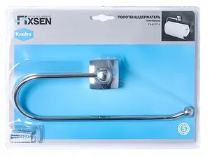 Полотенцедержатель Fixsen Kvadro хром FX-61311A Полотенцедержатель Fixsen Kvadro хром FX-61311A, 2