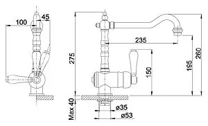 Смеситель для кухни Blanco Tradon хром 515990 Смеситель для кухни Blanco Tradon хром 515990, 2