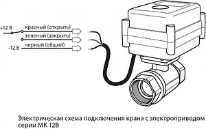 Кран шаровый с электроприводом MK 1" 12В 100035489800 Кран шаровый с электроприводом MK 1" 12В 100035489800, 3