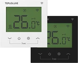 Терморегулятор Теплолюкс Pontus wi-fi черный 100037088500 Терморегулятор Теплолюкс Pontus wi-fi черный 100037088500, 2