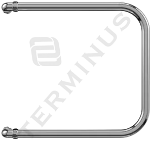 Полотенцесушитель водяной Terminus П-образный AISI 32х2 500х500 полированная сталь 4620768881374 Полотенцесушитель водяной Terminus П-образный AISI 32х2 500х500 полированная сталь 4620768881374, 1