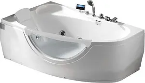 Ванна акриловая с гидромассажем Gemy 161x96 L G9046 K L Ванна акриловая с гидромассажем Gemy 161x96 L G9046 K L, 1