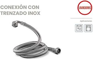 Шланг наливной для стиральной машины Tucai CONEXIÓN CON TRENZADO INOX 2.0м x ¾"в x ¾"в 4817 Шланг наливной для стиральной машины Tucai CONEXIÓN CON TRENZADO INOX 2.0м x ¾"в x ¾"в 4817, 3