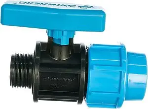 Кран шаровый с переходом на пнд трубу 32мм x 1"н Джилекс 9366 Кран шаровый с переходом на пнд трубу 32мм x 1"н Джилекс 9366, 2