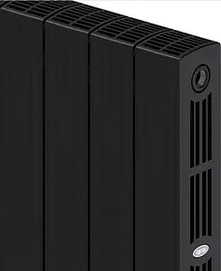 Радиатор биметаллический 8 секций нижнее правое подключение Rifar Supremo Ventil 500 черный RSVRP50008 ant Радиатор биметаллический 8 секций нижнее правое подключение Rifar Supremo Ventil 500 черный RSVRP50008 ant, 5