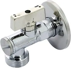 Кран шаровый угловой для бытовой техники ½"н x ¾"н Bugatti Miami 07900001 Кран шаровый угловой для бытовой техники ½"н x ¾"н Bugatti Miami 07900001, 1