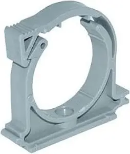 Клипса с защелкой D=50мм серый Политэк 700050 Клипса с защелкой D=50мм серый Политэк 700050, 1