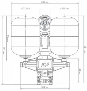 Комплексное решение Джилекс БРА для колодцев 3500 Комплексное решение Джилекс БРА для колодцев 3500, 2