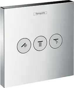 Вентиль переключающий на 3 потребителя Hansgrohe ShowerSelect хром 15764000 Вентиль переключающий на 3 потребителя Hansgrohe ShowerSelect хром 15764000, 1