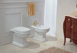 Унитаз приставной Cezares Royal Palace белый CZR-011 Унитаз приставной Cezares Royal Palace белый CZR-011, 3