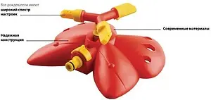 Распылитель круговой на пике/на подставке Grinda Бабочка 8-427605 Распылитель круговой на пике/на подставке Grinda Бабочка 8-427605, 2