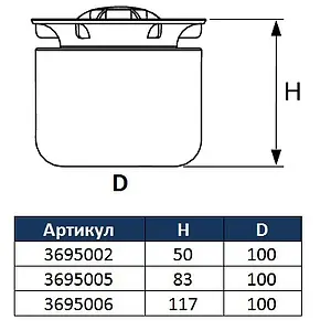 Сухой затвор для трапа TECEdrainpoint S 3695005 Сухой затвор для трапа TECEdrainpoint S 3695005, 2