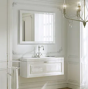 Зеркало Aqwella Empire 100 белый Emp.02.10/W Зеркало Aqwella Empire 100 белый Emp.02.10/W, 5