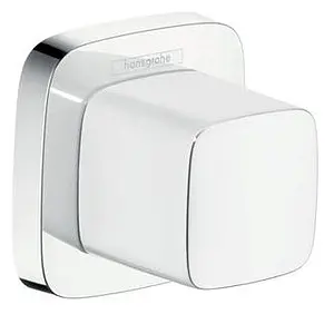 Вентиль запорный Hansgrohe PuraVida белый/хром 15978400 Вентиль запорный Hansgrohe PuraVida белый/хром 15978400, 1