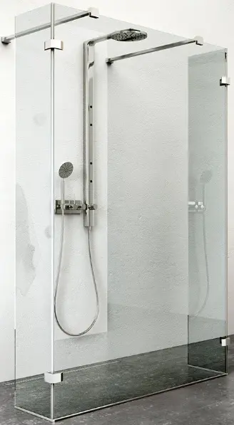 Душевое ограждение 1000мм прозрачное стекло Roltechnik Walk WALK A/1000 934-1000000-00-02 Душевое ограждение 1000мм прозрачное стекло Roltechnik Walk WALK A/1000 934-1000000-00-02, 1