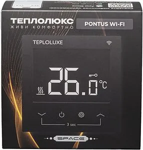 Терморегулятор Теплолюкс Pontus wi-fi Space черный 100037059600 Терморегулятор Теплолюкс Pontus wi-fi Space черный 100037059600, 4