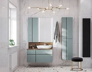 Шкаф двухстворчатый Aquaton Мишель 43 фьорд/дуб рустикальный 1A244203MIX30 Шкаф двухстворчатый Aquaton Мишель 43 фьорд/дуб рустикальный 1A244203MIX30, 5