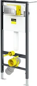 Инсталляция для подвесного унитаза Set 3 в 1 Viega Prevista Dry 8524.10 792824 с кнопкой хром глянцевый Инсталляция для подвесного унитаза Set 3 в 1 Viega Prevista Dry 8524.10 792824 с кнопкой хром глянцевый, 1