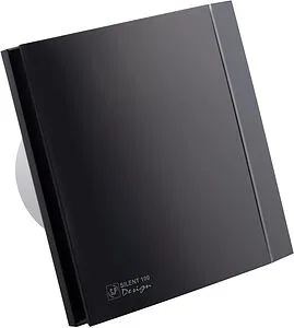 Вентилятор вытяжной Soler & Palau SILENT-100 CZ MATT BLACK DESIGN 4C Вентилятор вытяжной Soler & Palau SILENT-100 CZ MATT BLACK DESIGN 4C, 3