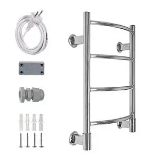 Полотенцесушитель электрический лесенка Energy H-G5 600х400 полированная сталь Полотенцесушитель электрический лесенка Energy H-G5 600х400 полированная сталь, 2