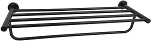 Полка для полотенец Aquatek Вега чёрный матовый AQ4015MB Полка для полотенец Aquatek Вега чёрный матовый AQ4015MB, 1