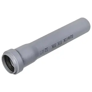 Труба канализационная внутренняя D=32мм L=1500мм Политэк Стандарт 113150 Труба канализационная внутренняя D=32мм L=1500мм Политэк Стандарт 113150, 1